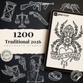 The Traditional Artist vol.3 1100+ Original old-school stencils