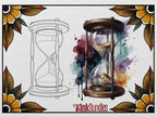Clock Compass Procreate Brushes, Pocket Watch Tattoo Stencils, Timepiece Stamps Digital Download