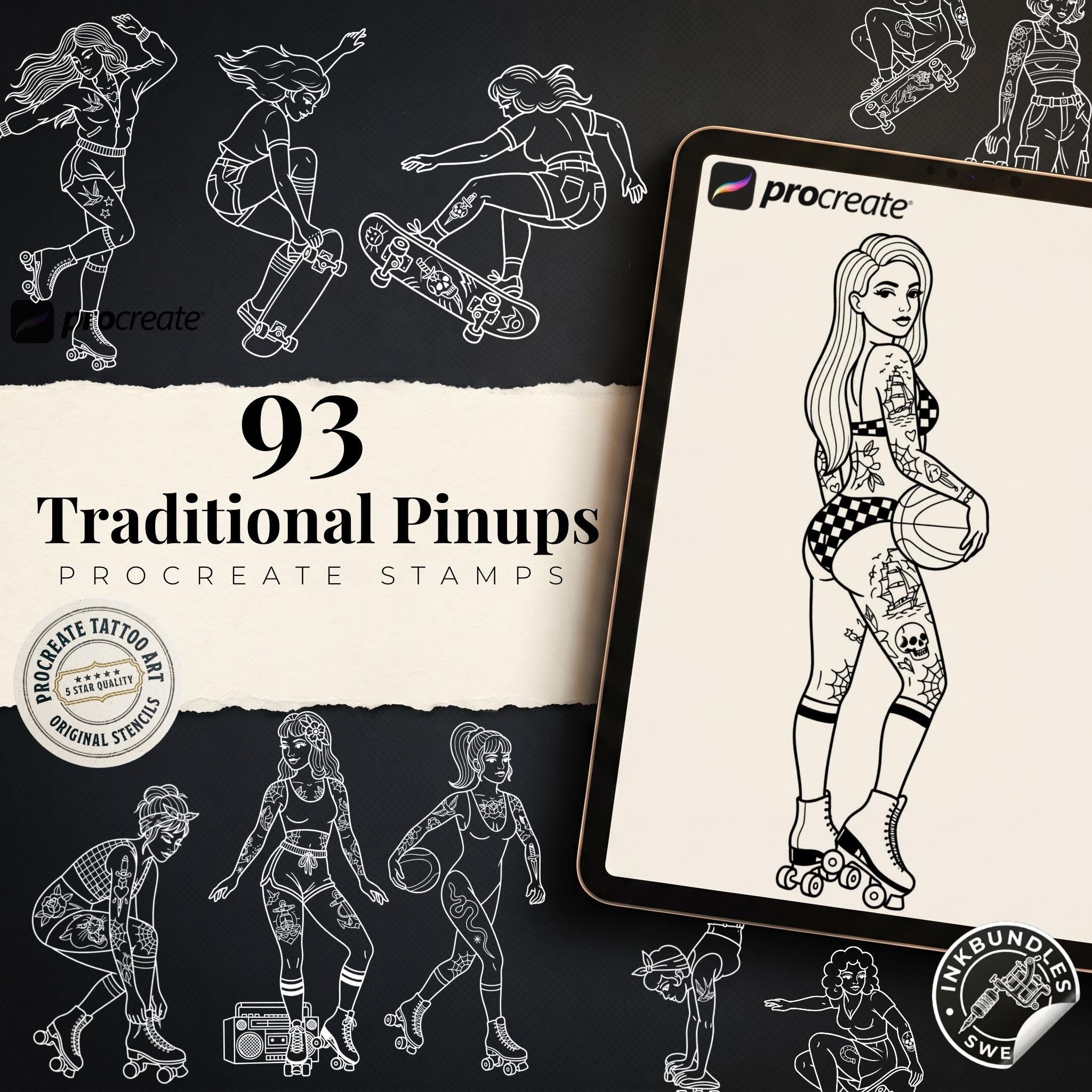 Traditional Pinup design kit