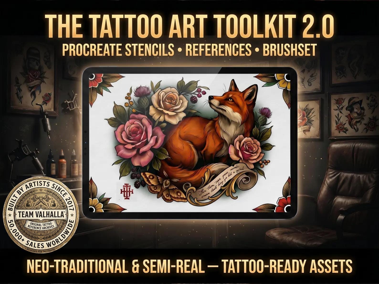 The Tattoo Art Toolkit 2.0 Procreate